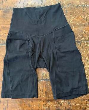 OFFLINE by Aerie Real Me Hi-Rise Bike Shorts Black Size XXS